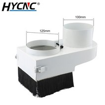 cnc 스핀들 밀링 머신 집진기 65 70 75 80 85 100 125mm 직경 먼지 커버 브러시 목공 도구, 협력사, 125-100