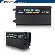 순수 정현파 인버터 차량용 캠핑용 duckbubu dc 12v24v48v to ac 220v50hz 2000w 3000w 전압 변압기 변환기, 3000w220v 헤르쯔, 48V, 만능인