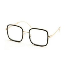 바보사랑 남자 여자 캐주얼 사각 스퀘어 얇은 뿔테 안경테.옷자락(무료배송)