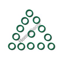 고무오링 패킹 실리콘 오링 고무링 열내유성 3.5mm (와이어 직경) FKM 불소 O-링 고무 씰링 링 O.D 10-55mm, 45 OD 50mm