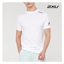 2XU 2XU 글로벌 남성 코듀라 SS 티셔츠_X1MU15133WHT