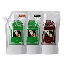 롬복 엘비 랜티스 트리트먼트 칼라 크림 500g 헤어 염색약 헤어컬러, 다크브라운, 1개