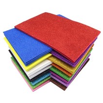 종이뽁뽁이 종이 완충제 친환경 포장재 습자지 5pcs 2mm 두께 a4 골드 파우더 반짝이 밝은 스폰지 거품 유치원 diy 접착제없이 수제 용품, 주황색