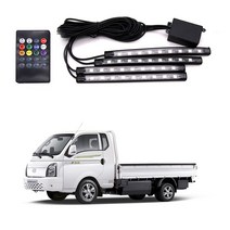 현대 포터일렉트릭 RGB LED풋등 17cm 36LED (USB형 시거잭형), 시거잭형