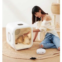 펫드라이룸 펫드라이어 애견 드라이기 건조기 강아지, (50L) S