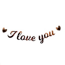 러브가랜드캘리그래피(로즈골드)파티가랜드 프로포즈