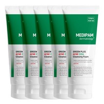 메디팜 그린플러스 아크네 시카 클렌징폼 220ml, 5개