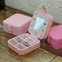 리틀아이린 작은 거울형 미니 보석함 악세사리 보관함