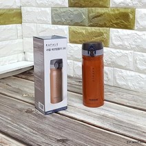 키친아트 라팔 에코텀블러 350ml 브라운, 1개