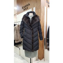 막스카라 투컬러 밍크배색 구스패딩 M84TFH877M