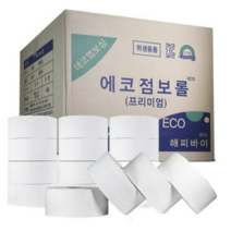 에코 프리미엄 무형광 점보롤 3겹 16롤, 8롤, 8박스
