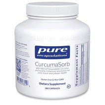 해외 Pure Encapsulations Curcumin 강황 커큐민 180캡슐, 3개