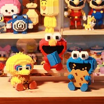 키덜트 레고 세서미 스트리트 캐릭터 블록 고난이도 친구 선물, D