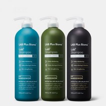 닥터방기원 랩플러스바이옴 탈모샴푸 1000ml 샴푸 택1 / 저자극 약산성 딥클렌징 안티에이징 임산부 두피케어, 랩플러스바이옴그린1L+씨솔트스