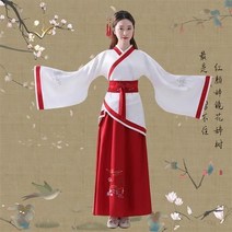 공연복 중국전통의상 여성 귀비 스윗 속치마 고대복장 사진 클래식 클로로포름 한원소 소매가 넓은 예 2619086556, 레드 속치마 XL