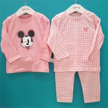아가방 CB01 체크 미키하트웜3세트(핑크) 01P057608