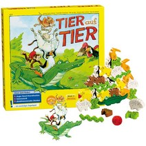 하바 동물 쌓기 보드게임 (4+)HB3678 어린이집 교구