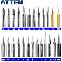 Atten 슈퍼 미세 플라잉 라인 납땜 인두 팁 936 스테이션 용접 도구 T900-K/, 27 Full Set 26pcs