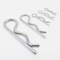 5/10pcs M1 스틸 R 형 스프링 코터 핀 웨이브 모양 분할 클립 클램프 헤어 트랙터 자동차, 08 5pcs 3.5x75mm