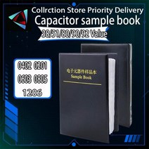 캐패시터 SMD 커패시터 샘플 북 0201 0402 0603 0805 1206 칩 모음 팩 80 90 92 값 25 50 개, 1206 80valuesX25pcs