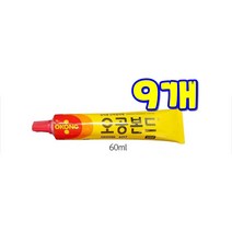 댕이몰 O공본드 노란본드색 접착제 공업용 다용도 합성고무 접착제 60ml qhsem shfks, 9개
