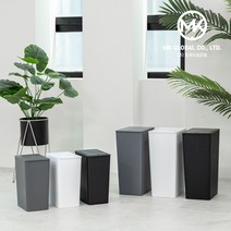 인테리어 휴지통 10L 20L 원터치 심플 모던 가정용 업소용 재활용 분리수거함 쓰레기통, 원터치 슬림 휴지통20L, 그레이