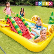 INTEX 인텍스 과일 슬라이드 대형 풀장