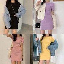 심플 데일리 베이직 미니 원피스 HH-B36 봄원피스