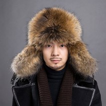 겨울방한모자 여우털모자 남녀 겨울 레이브캡 동북야외 방한 귀마개 리얼 털모자 솜털모자 몽