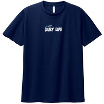 서핑 라이프 죠스 라운드 기능성 쿨론 반팔티 남자 여자 쿨티셔츠