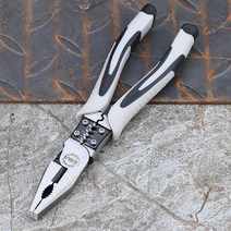 니퍼 롱노우즈 압착기 바이스 와이어 펜치 스트리퍼 전선탈피키 니퍼 압착기 와이어커터 펜치 롱로즈 케이블스티리퍼 전선스트리퍼 피복, 다목적핸드툴-1889-2-7in노즈플라이