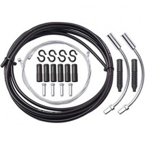 nuoshen 브레이크 케이블 세트 자전거 Rear 내부 2 V Manifold (90 도s) 산악 로드, Black