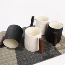 고원 계수나무 머그컵, 화이트 민무늬