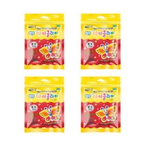 아모스 탱탱 아이클레이 파우치 2500 (4개입), 50g, 빨강