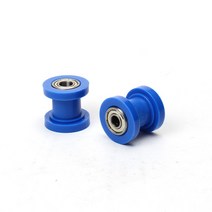 오토바이 체인 텐셔너 휠 가이드 드라이브 롤러 풀리 8 10mm ATV Motocross Pit Dirt Bike Mini Moto Enduro 액세서리, 14 blue-10mm, 14 blue-10mm
