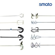 스마토 믹서기날 교반기 날개 믹싱드릴 믹싱작업 페인트 시멘트 에폭시 교본기 전동믹싱기, M120D, 1개