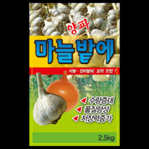 농사이야기 마늘양파밭에 2.2kg 마늘 양파 전용 복합 비료 유황 밑거름, 1개