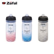 제팔 실리콘마개 자전거 보냉물통 아티카 프로 550ml, 레드실버