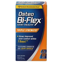 Osteo Bi-Flex 트리플 스트랭스 글루코사민 콘드로이틴 120정 비타민 C 함유, 80개(1팩)