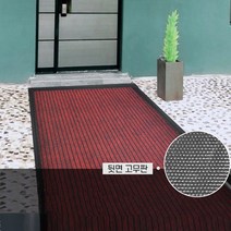 우천시 빗물흡수 실내오염방지 건물 입구용 미끄럼방지 롤매트 긴매트 장마철 교회, 그레이, 1개