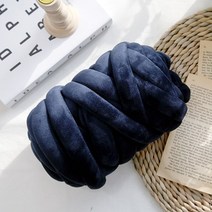 101도 핸드니팅 벨벳 자이언트얀 망고실 핑거니팅 가방만들기 500g 1kg, (벨벳)네이비(V90)