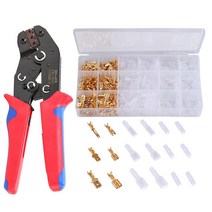 수공구 정비 공구 600Pcs Crimping Plier 여성 터미널 커넥터 세트 남성 탭 절연 슬리브 SN48B 크림 핑 도구 핸드 툴