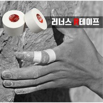 스포츠테이핑 스포츠테이프 테이핑테이프 보호용 면테이프 테니스 러너스 R테이프 등산 클라이밍 니찌 체조 역도 알테이프 근육보호테이프, 화이트 8롤 1박스(3.8센치x9.1M )