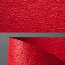 두성종이 구김지 구김색지(2절x5장), 120빨간색