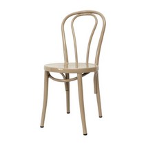 [천삼백케이] [가구니] Ton Side Steel Chair(톤 사이드 스틸 체어), beige(유광)