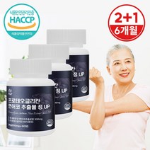 건강머금 프로테오글리칸 연어코 연골 추출물 콘드로이친 보스웰리아 글루코사민 프리테오글리칸 3병(6개월분), 3개