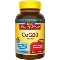 네이처 메이드 coq10 200 mg 심장 건강 지원을 위한 건강 보조 식품 105 소프트젤 105일분, 80카운트(1팩)