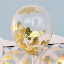 제이벌룬 컨페티풍선10개, 1세트, 골드