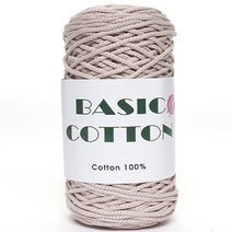 삼남뜨개실 베이직코튼 200g 5+1 면실 뜨개실 코바늘실 체인코튼 소품실 가방실 마크라메실, 03 파스텔 핑크