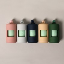 aeoa 나만의스타일로 강아지 배변봉투 똥츄 똥가방 풉백 케이스, Beige Yellow